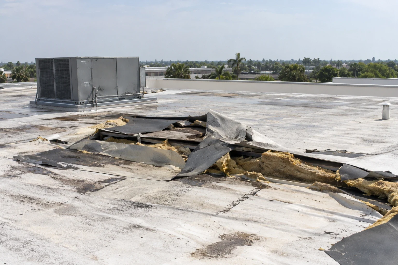 Commercial Roof Seam Repair