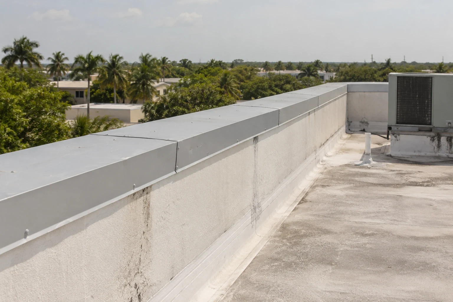 Commercial Roof Edge Metal, Coping, and Gutter Repair in Victoria, TX